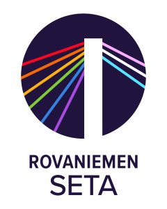 Rovaniemen Seta ry:n logo ja teksti